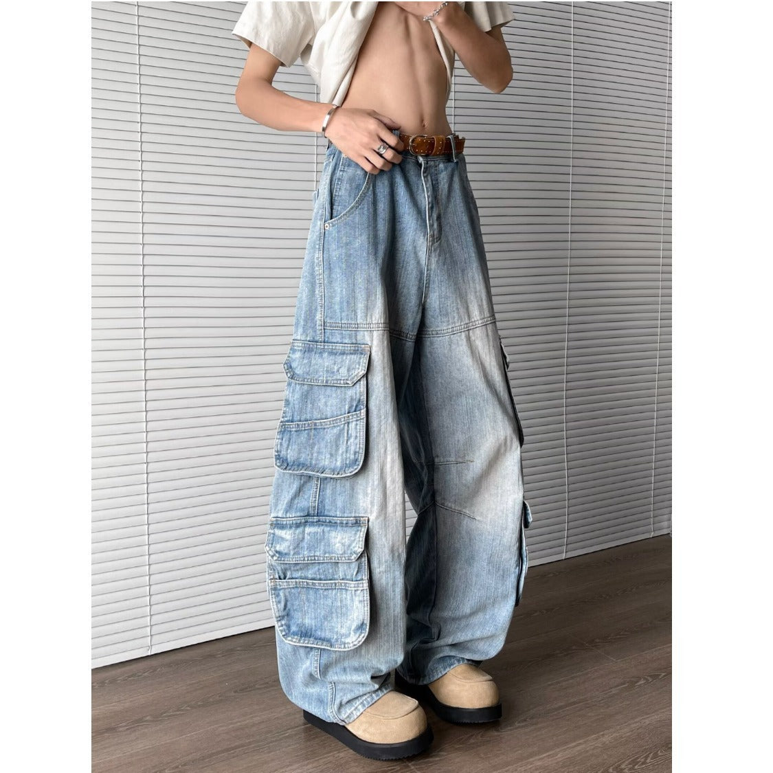 Summer High Street Wide Leg Pants