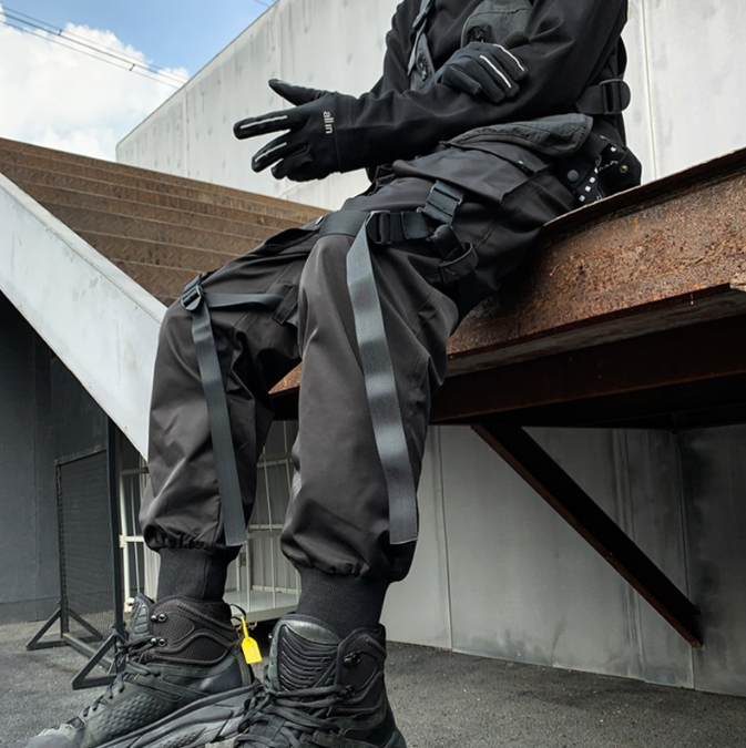 Harajuku Style Loose Casual Overalls for Men