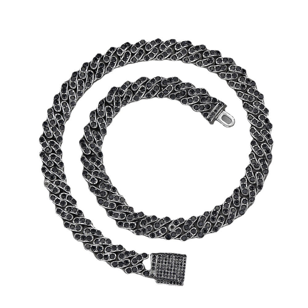 Hip Hop 11mm Miami Cuba Chain in Mixed Colors