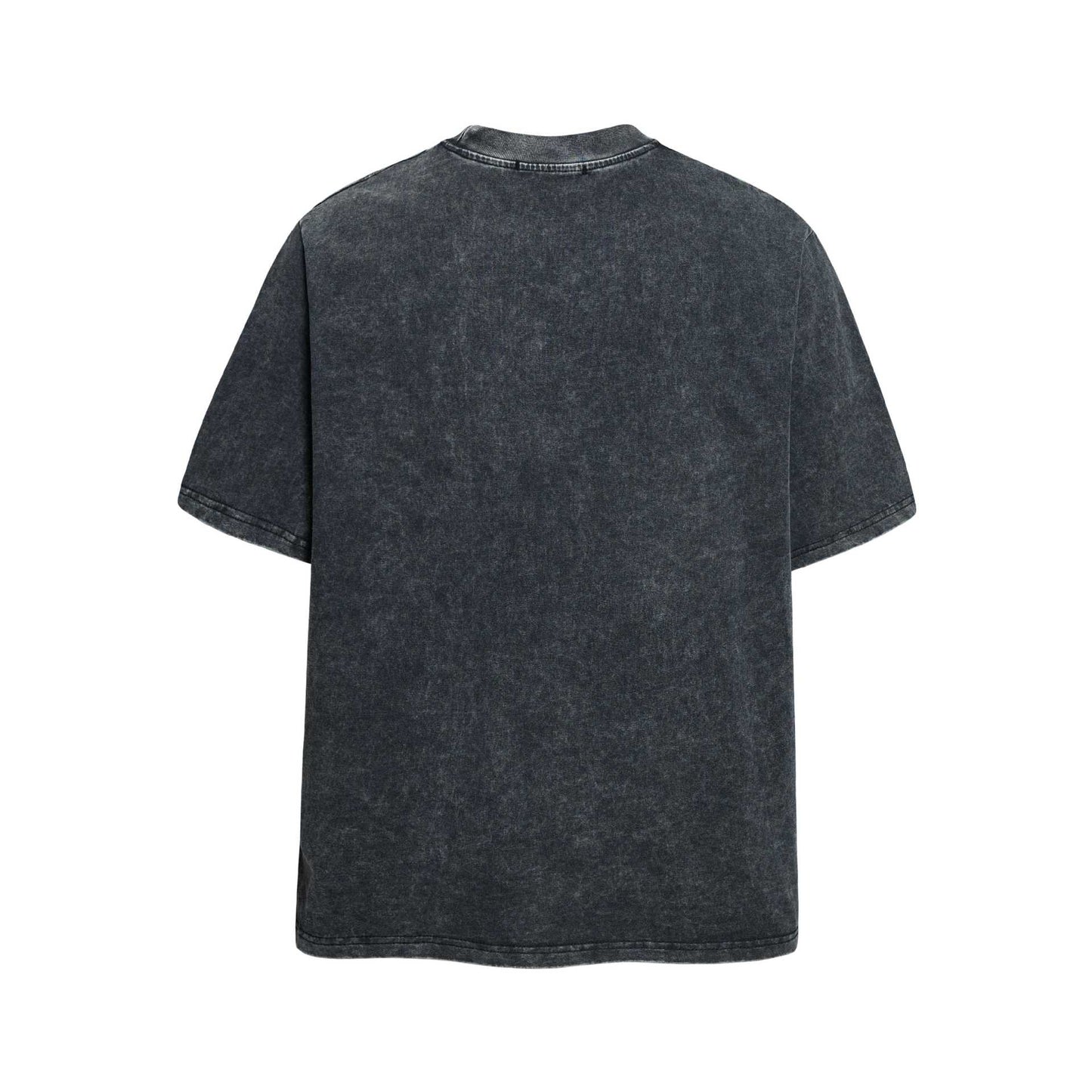 Portrait Distressed Printed Short-Sleeved Shirt — Harajuku Street Style Tee