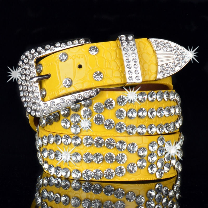Playful Diamond Belt for Stylish Outfits