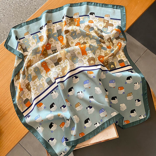 Harajuku Style Playful Decorative Scarf - Warm Shawl & Headband