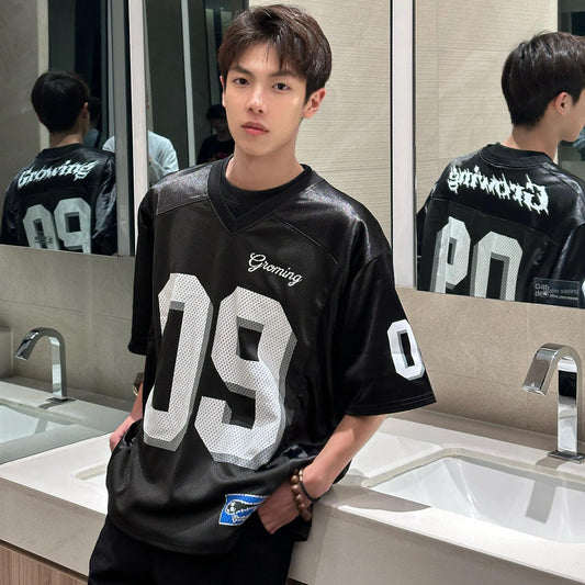 Harajuku Style Retro Short Sleeve T-Shirt for Men