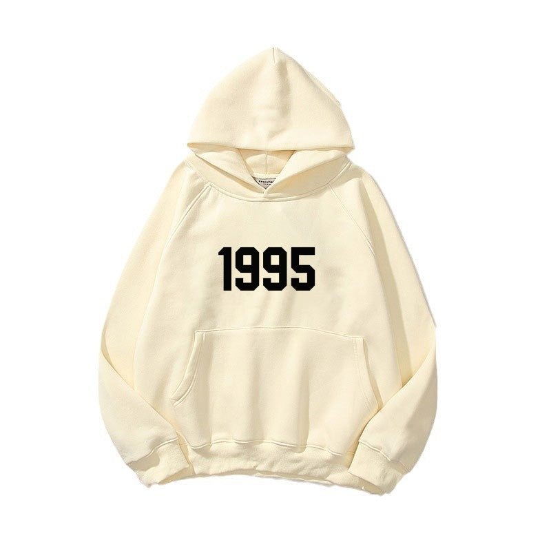 1995 Double Layered Velvet Hoodie - Harajuku Style