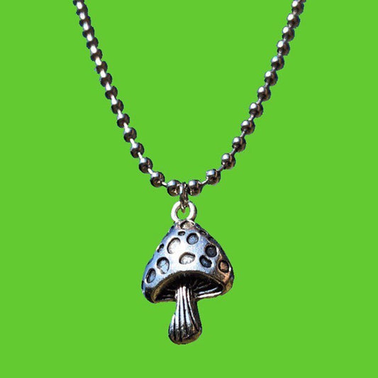 Harajuku Mushroom Pendant Necklace - Vintage Punk Choker