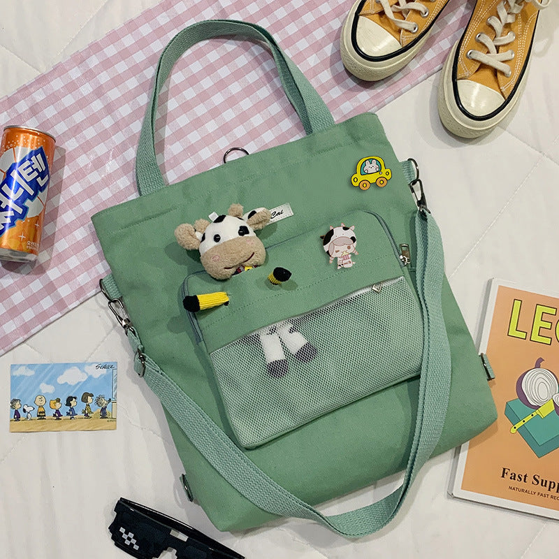 Bear Doll Multi-Purpose Canvas Bag – Harajuku Style