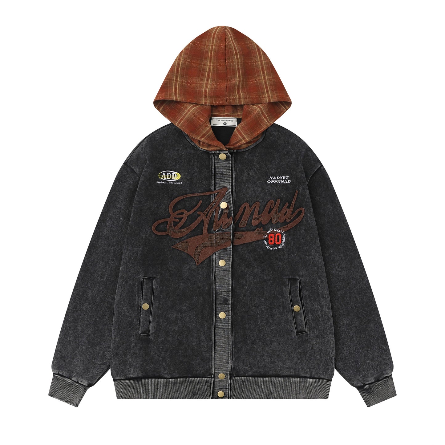 Vintage Washed Embroidered Flying Jacket