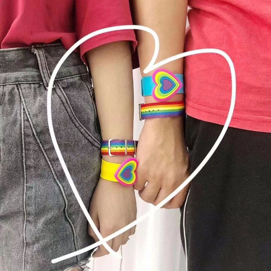 Colorful Rainbow Friendship Bracelets for Women and Men