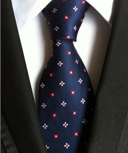 Classic Yellow & Navy Blue Striped Silk Tie