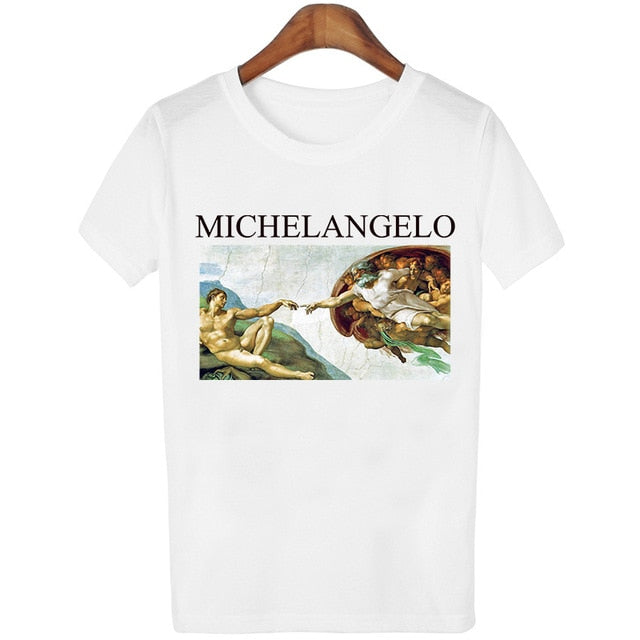 David Michelangelo Bubble Gum Printed Harajuku T-Shirt