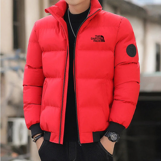 Men's Thickened Stand-Up Collar Zipper Jacket - Harajuku Style