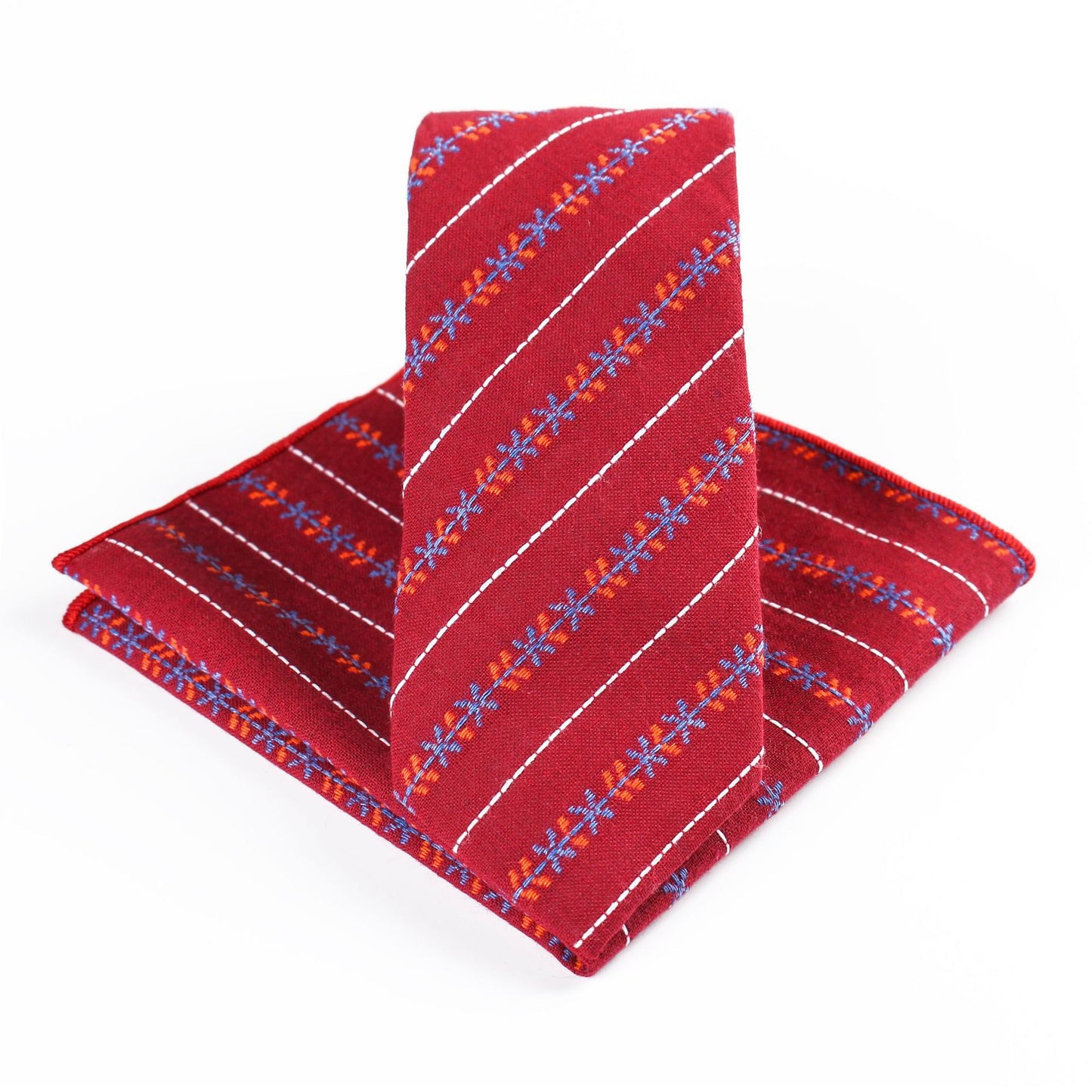 Business Casual Tie Set with Pocket Square