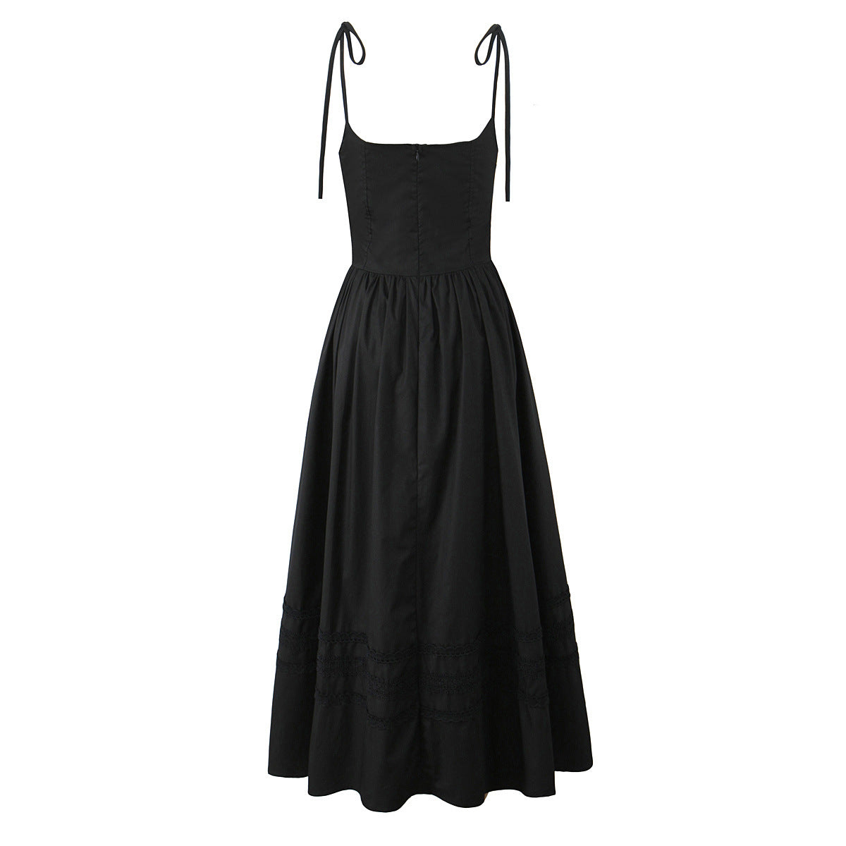 Lace-Up Camisole Dress