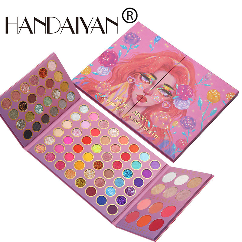 84 Color Eye Shadow and Blush Palette - Harajuku Style