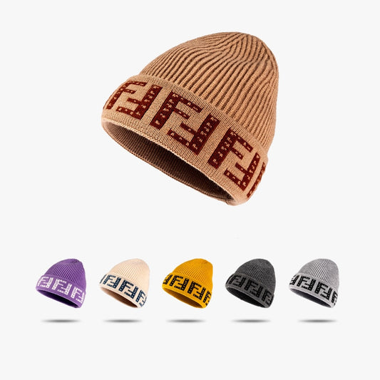 Harajuku Style Letter Beanie Hat for Women
