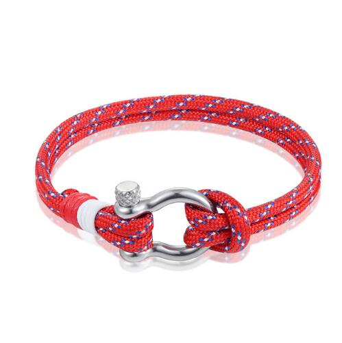 Navy Style Parachute Cord Survival Bracelet