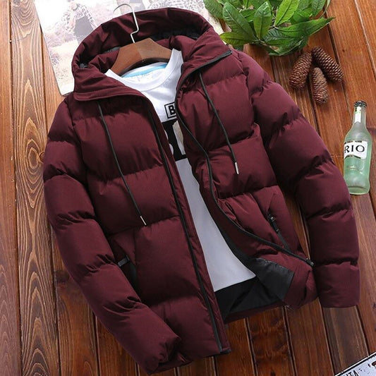 Harajuku Style Men's Cotton Jacket - Trendy Casual Outerwear