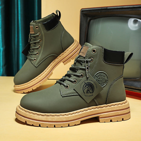 Trendy Waterproof Rhubarb Boots - Anti Slip Martin Style