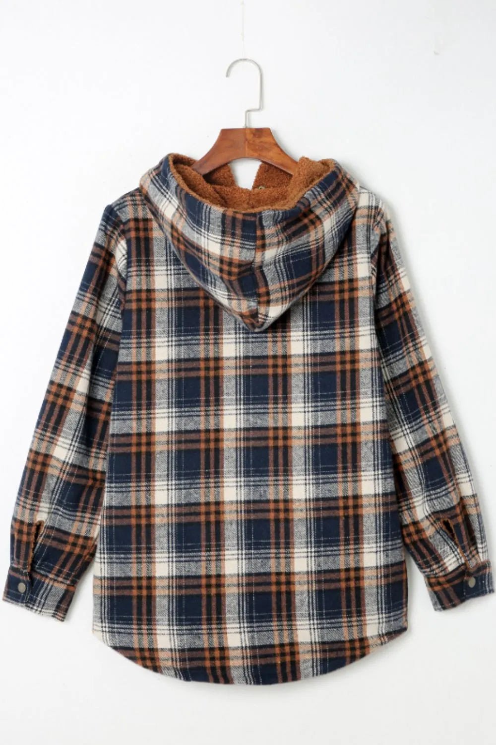 Plaid Button Up Hooded Jacket – Harajuku Style