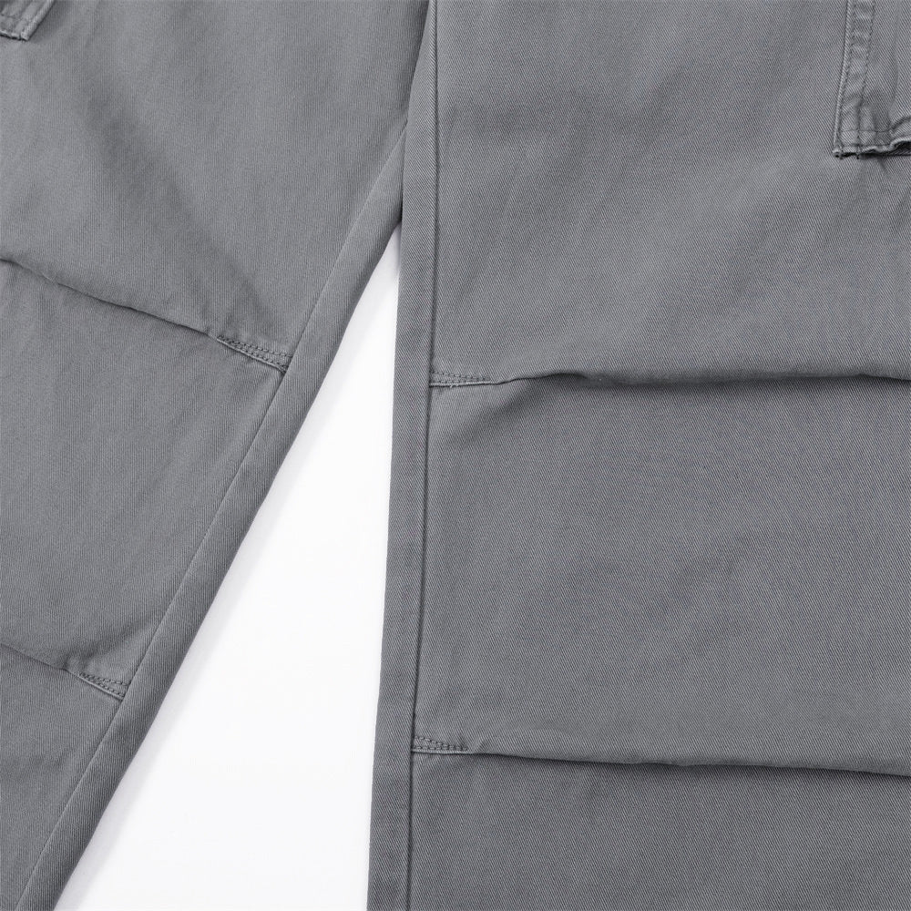 Harajuku Style Multi-Pocket Straight Leg Pants for Men