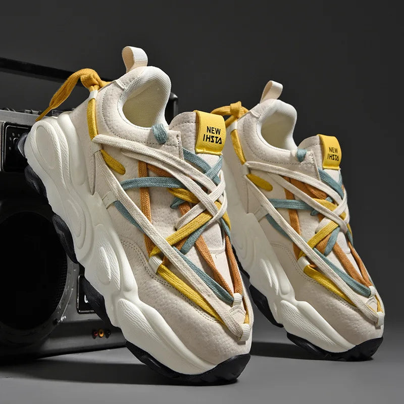 Men's Harajuku Style Casual Sneakers