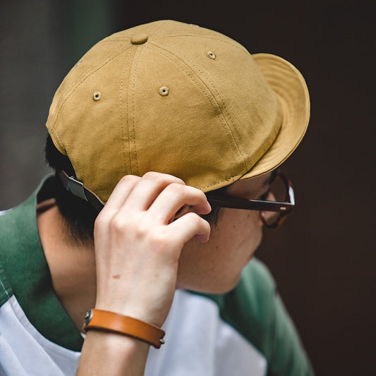 Retro Cowboy Duckbill Hat - Stylish Short Brimmed Men's Hat