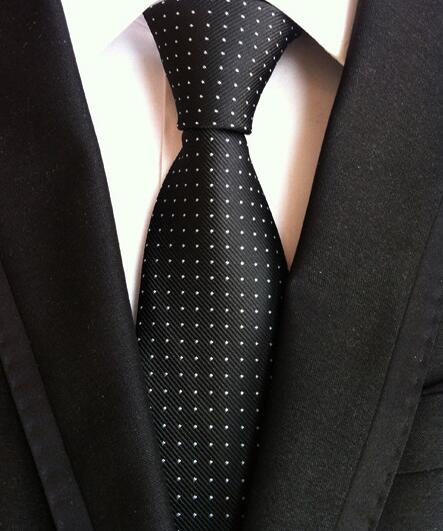 Classic Yellow & Navy Blue Striped Silk Tie