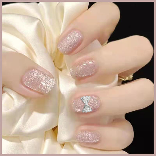 Harajuku Style Cat Eye Spar Heavy Industry Fake Nail Art