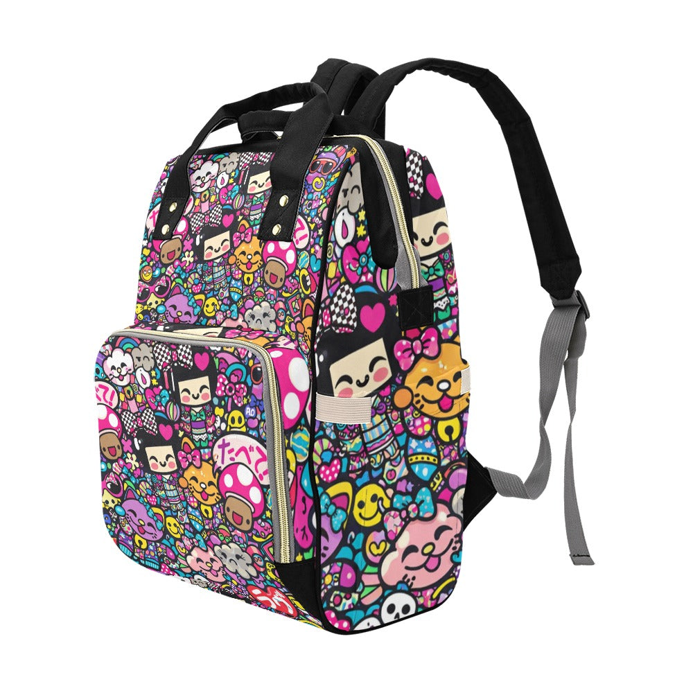 Harajuku Pop Parade Multi-Function Backpack