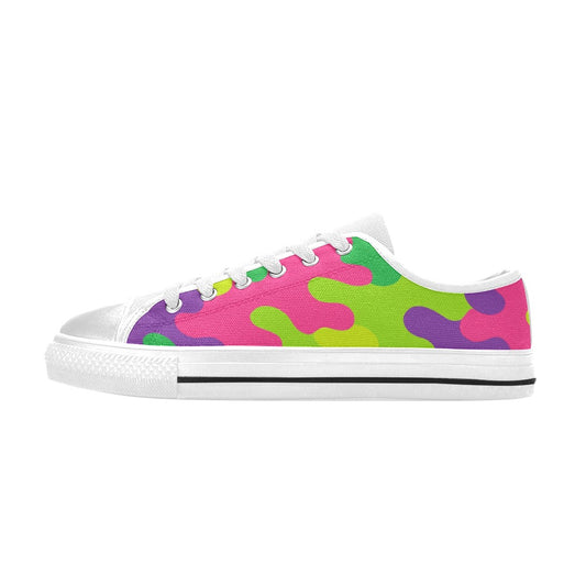 Harajuku Rainbow Camo Aquila Canvas Women's Shoes