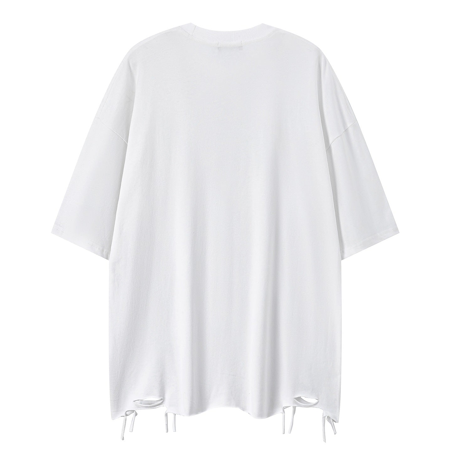 Harajuku Beach Party Printed Short-Sleeved Shirt — Cotton Loose Fit, Fragmented Flowers