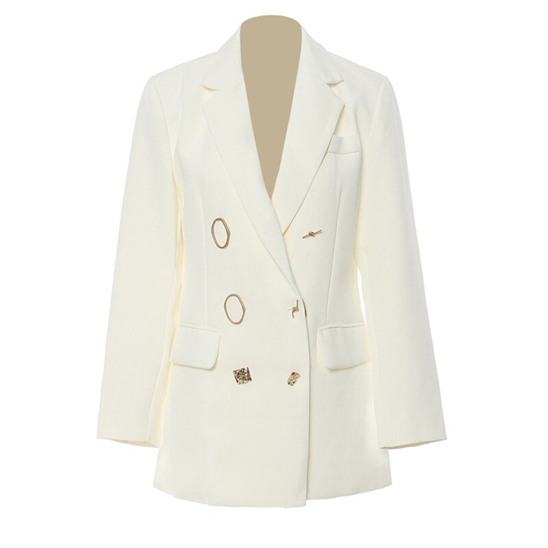 Harajuku Style Colorful Button Casual Blazer for Women