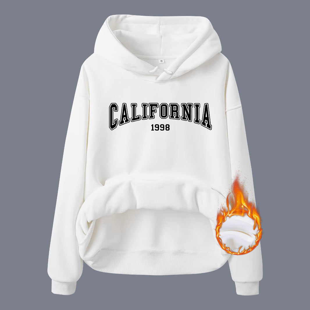 California Print Sweatshirt for Women