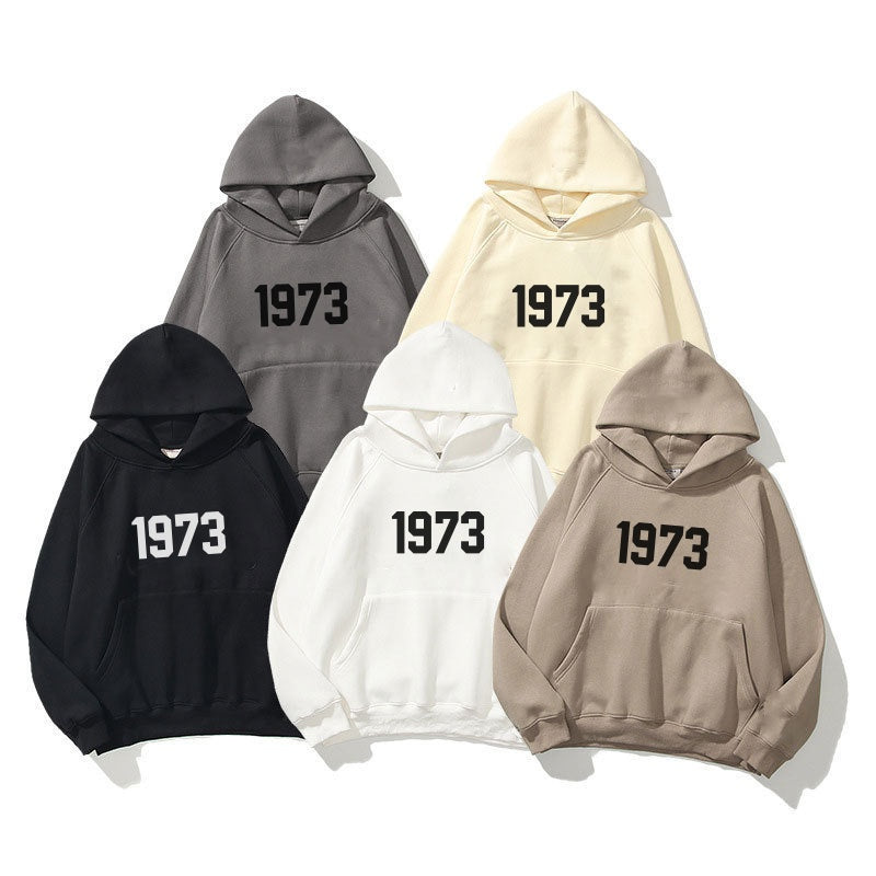 1973 Double Layer Hoodie - Trendy Harajuku Style