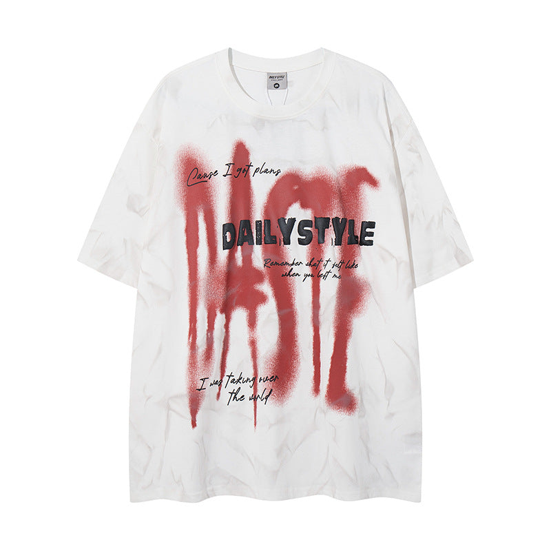 Short Sleeve T-Shirt for Men and Women Summer Trendy Base Layer