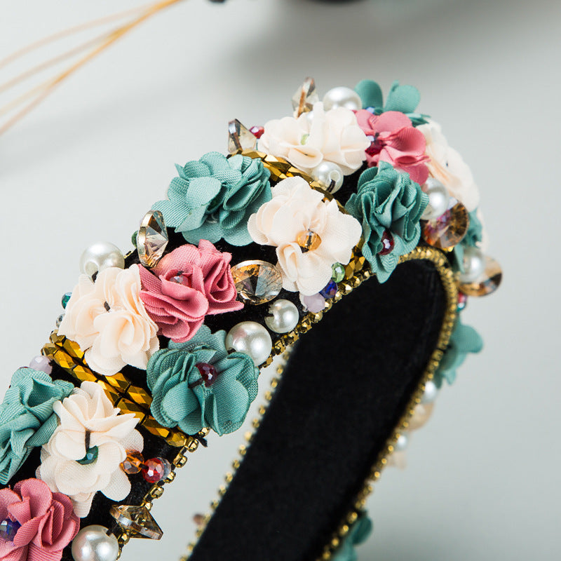 Flower Temperament Diamond Headband