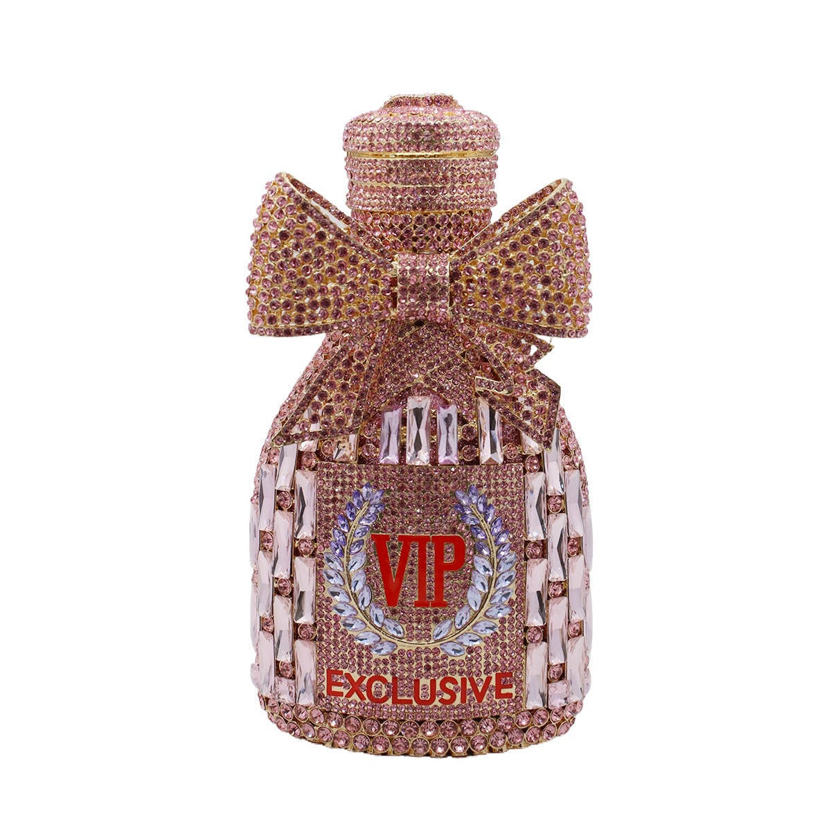 Bow Champagne Crystal Handbag for Women