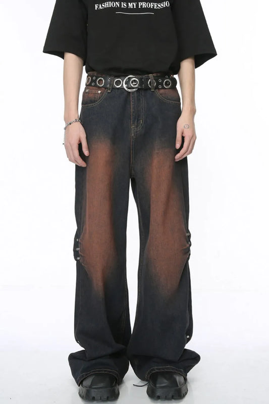 Stylish Wide Leg Jeans with Pockets