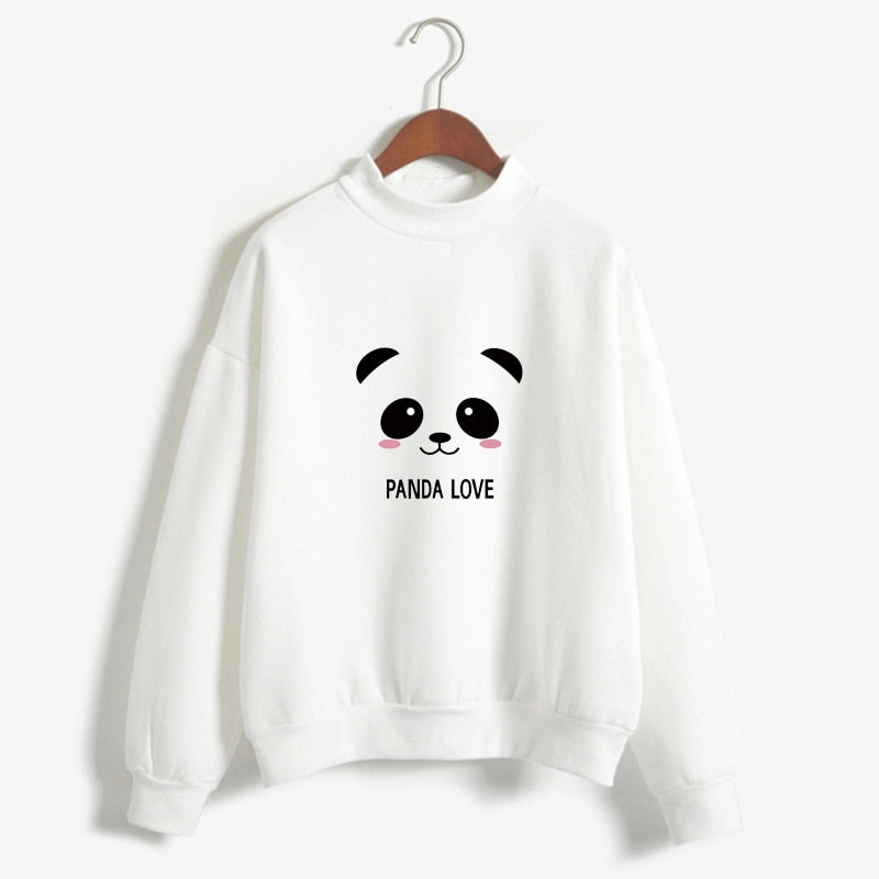 Kawaii Panda Printed Harajuku Sweatshirt for Women