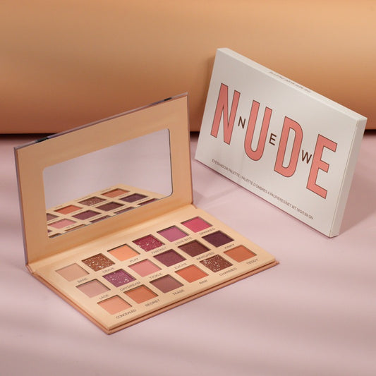 18-Color Desert Rose Matte Pearlescent Eyeshadow Palette