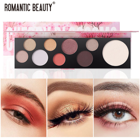 9-Color Bubble Eye Shadow Palette – Harajuku Inspired