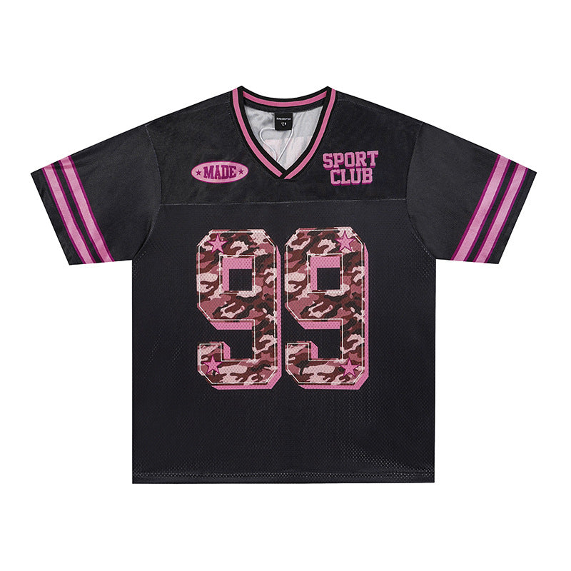Sweet and Cool Tennis Eye Jersey Short Sleeve — Harajuku Street Style