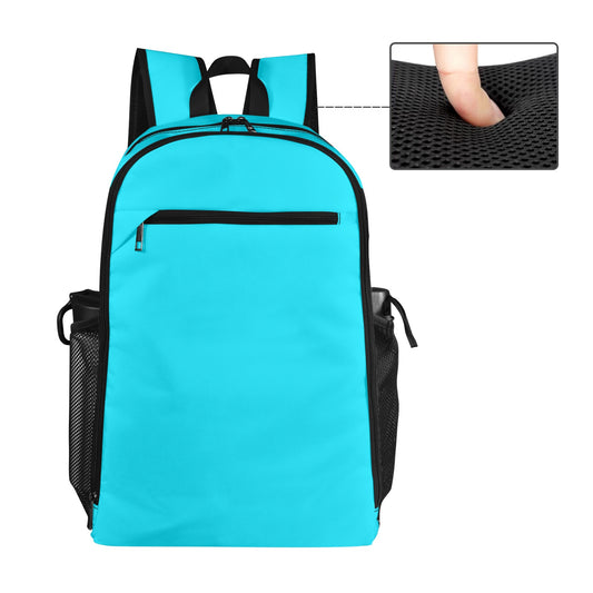 Highlighter Blue All Over Print Leisure Sports Backpack