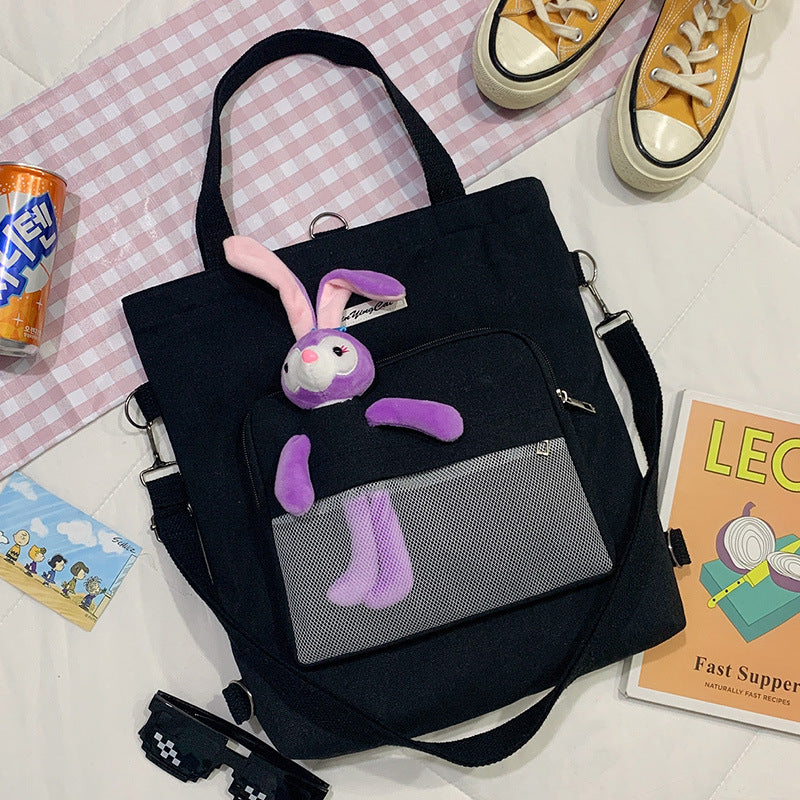 Bear Doll Multi-Purpose Canvas Bag – Harajuku Style