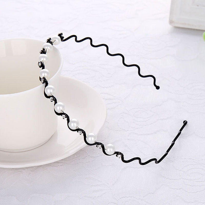 Women PU Padded Wide Sponge Headband