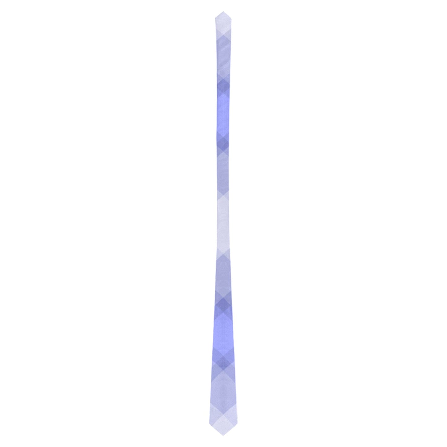 Blue Plaid Custom Peekaboo Necktie
