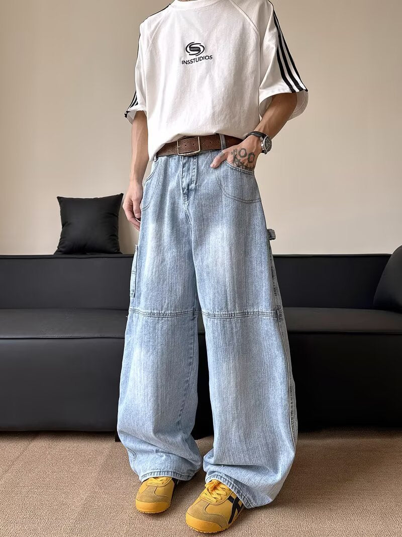 Casual Wide Leg Straight Leg Micro Flared Pants