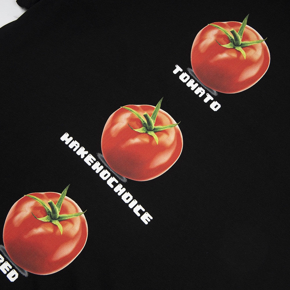 3D Tomato Print T-Shirt - Men's Hip Hop Streetwear