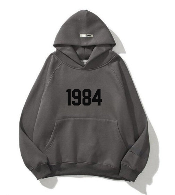 1984 Trendy Double Layer Hoodie - Harajuku Style
