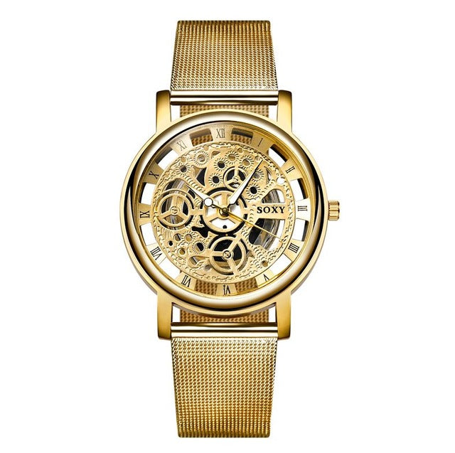 Harajuku Style Luxury Skeleton Watch for Men & Women